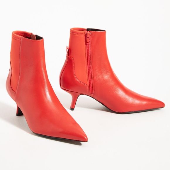 Red CAVERLEY ROMI Boots, Brand New, Size 40 (9.5) - Picture 2 of 16